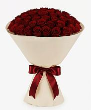 Букет 101 Бордовая роза Блэк Бакарра в Муцалауле 